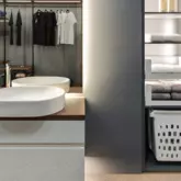 GOLLINUCCI LAUNDRY LINEA UP 1 X 50L W448 X D352 X H529 GREY