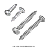 SECURITY SCREW BULLDOG SILVER RUSTGUARD 10G X 25MM BOX OF 1000