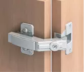 BLUM HINGE CLIP E-DOWEL 79T853E 60 DEGREE E-DOWEL BI-FOLD CORNER